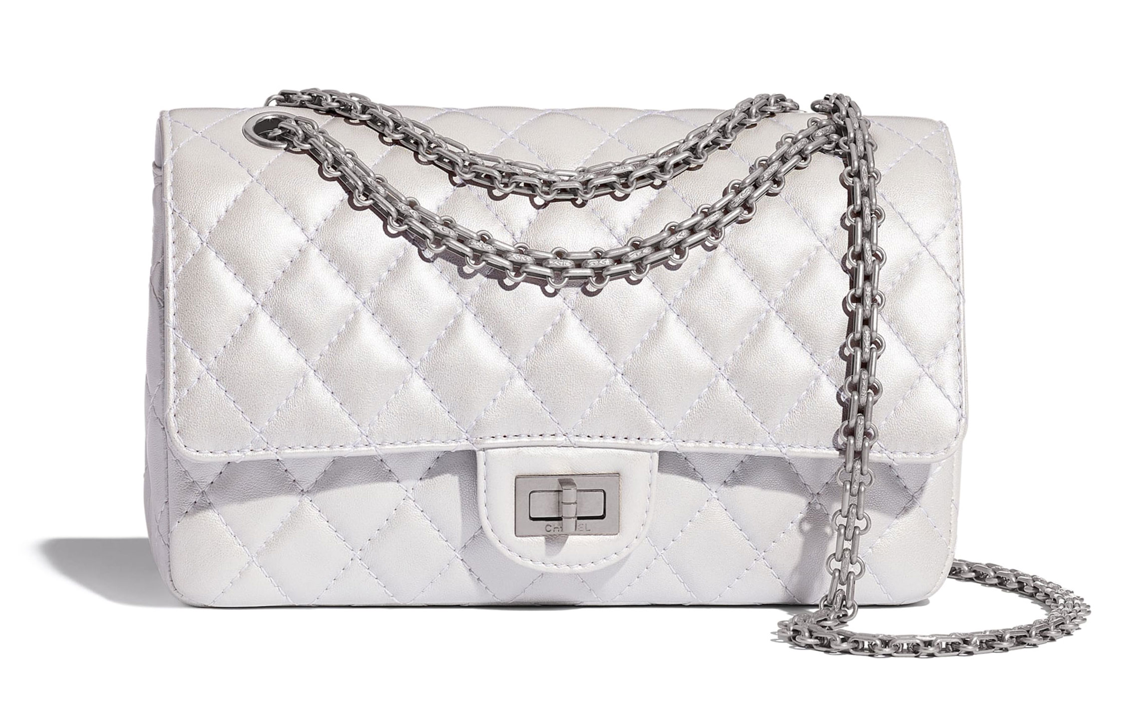 Chanel Flap Bag 2.55 белый