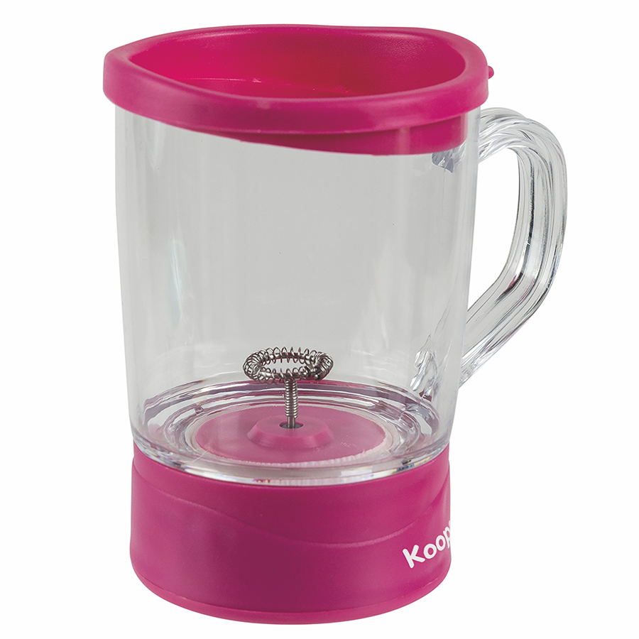 Cappuccinatore Elettrico Kooper Rosa - Bidoo