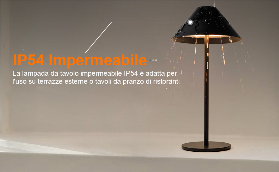 Impermeabile IP54 Lampada Touch
