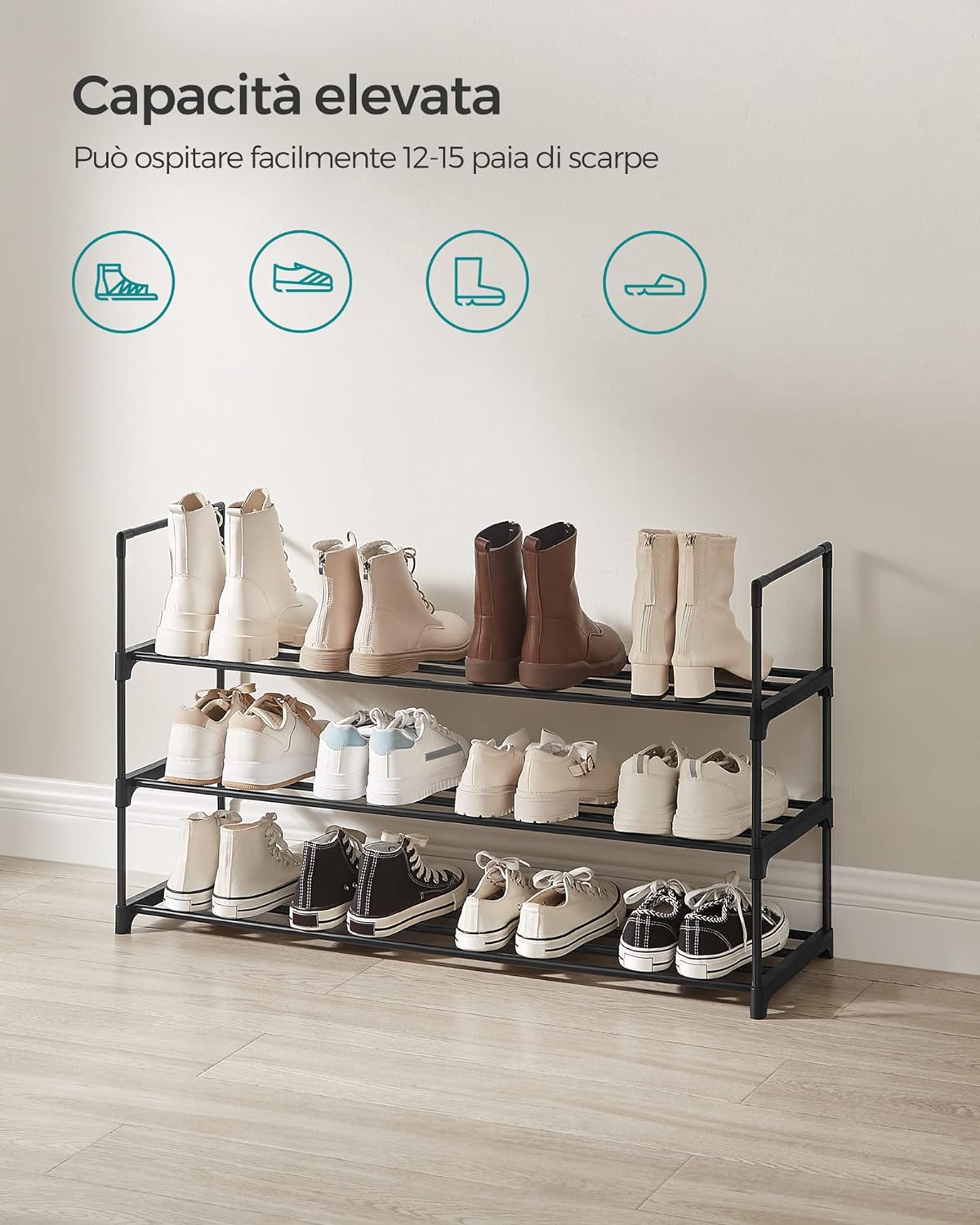 Organizer per 12 paia di scarpe